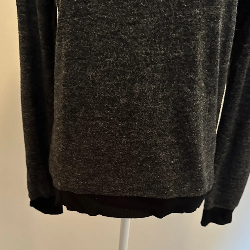 Wilfred Charcoal and Black Knit Top - Picture 3 of 6